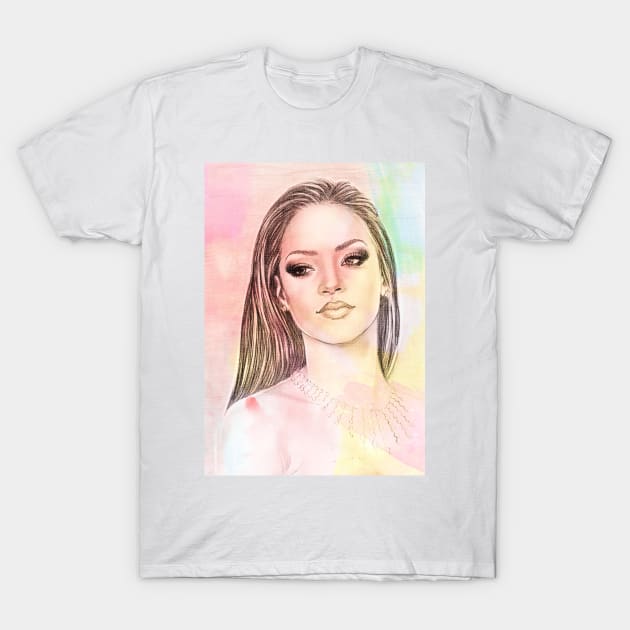 Rihanna T-Shirt by Svetlana Pelin